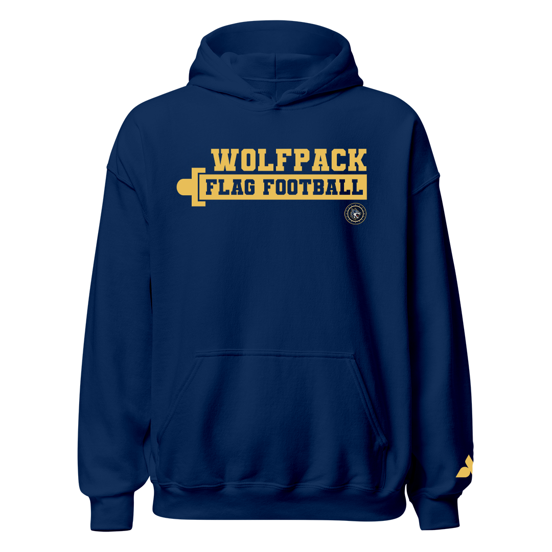 Wolfpack Flag Football Hoodie